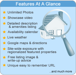 Rental property listing features